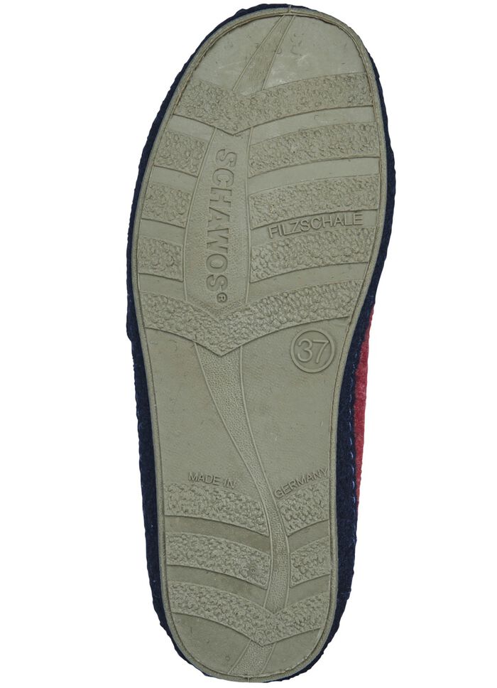 Ademende damespantoffels met klittenbandsluiting BORDEAUX