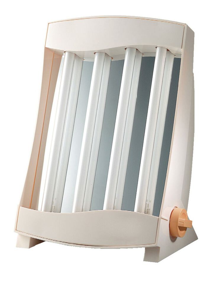 Gezichtsolarium voor een aangename bruine kleur 