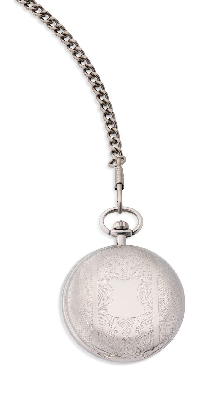 Quartz zakhorloge met metalen kast 