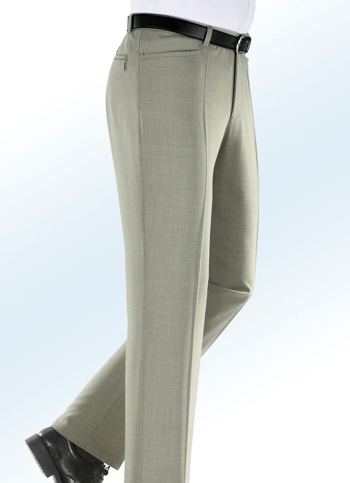 'Klaus Modelle'-buikbroek in 4 kleuren RIETGROEN GEM?EERD