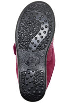 Slippers gemaakt van elastisch en velours materiaal BORDEAUX
