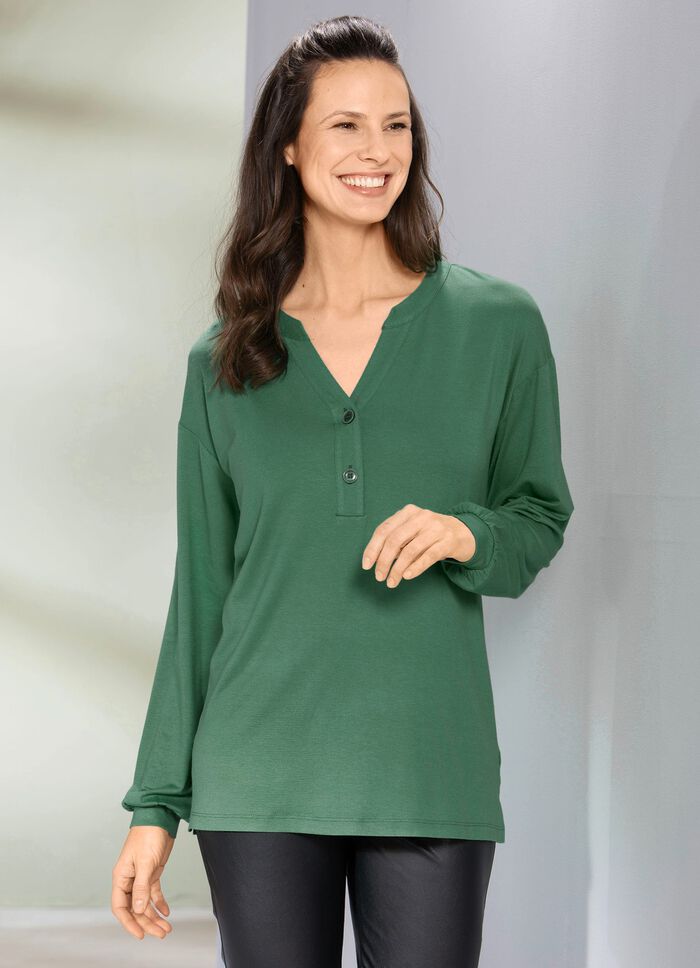 Shirttuniek met elastaan 