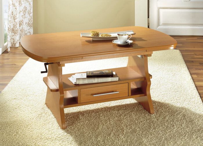 Salontafel in verschillende uitvoeringen NOTENBOOM