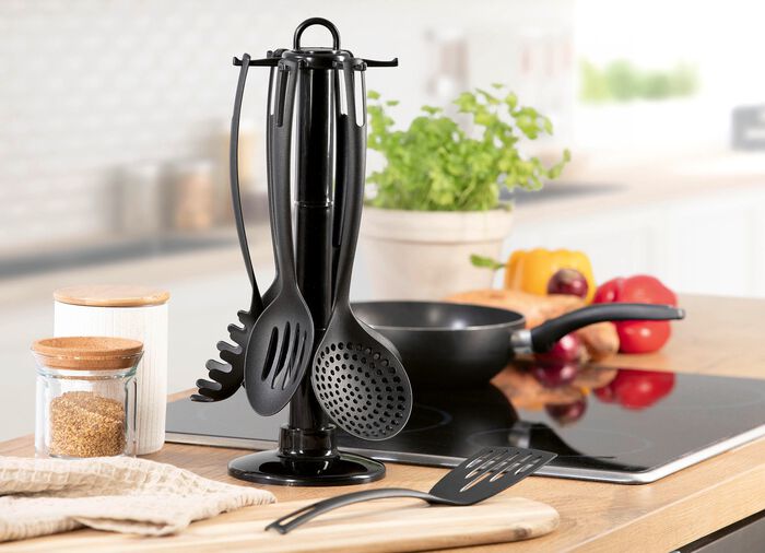 7-delige keukengereiset voor koken, braden en serveren 