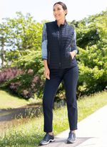 Gewatteerd vest met lichte vulling 