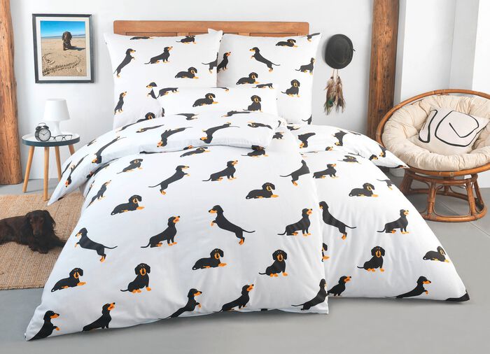 Dubbelzijdig bedrukt beddengoedset 