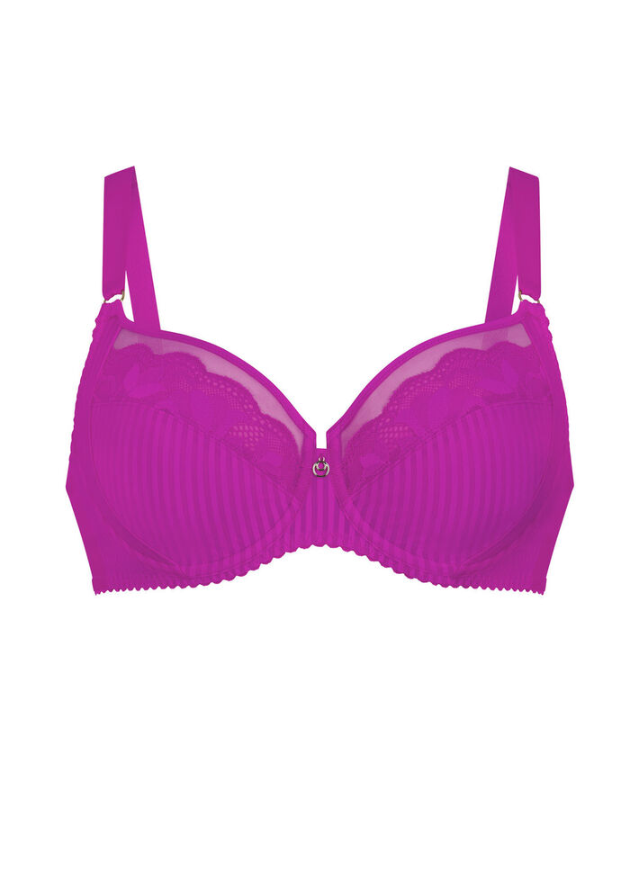 Rosa Faia beugelbeha met tule borduurkant AZALEE