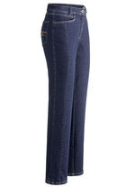 Jeans met 4 zakken DONKERBLAUW