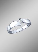 Solitaire ring met loepzuivere briljant 