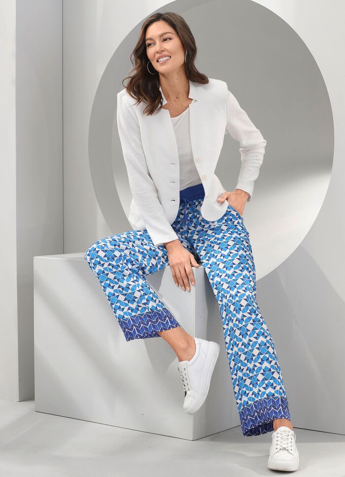 Blouseblazer met schoudervullingen 