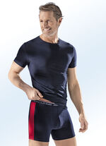 Set van vier pants met contrasterende inzetstukken 