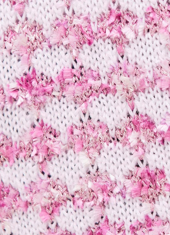 Trui in een garenmix met verengaren 