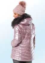 Jas in metallic-look 