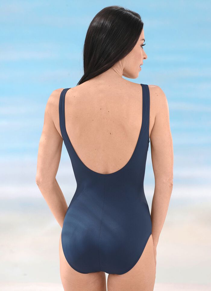 Sunmarin badpak met bedrukte inzetstukken 