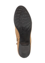 Andrea Conti synthetische enkellaarzen met veters COGNAC