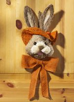 Hazenkop van natuurvezel 