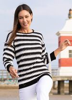 Trui met zigzagmotief 