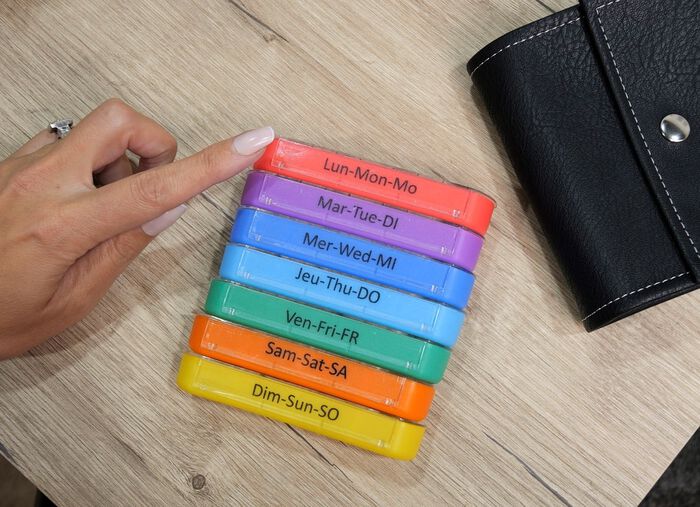 Wellys&reg; pillendoosje voor 7 dagen met etui 