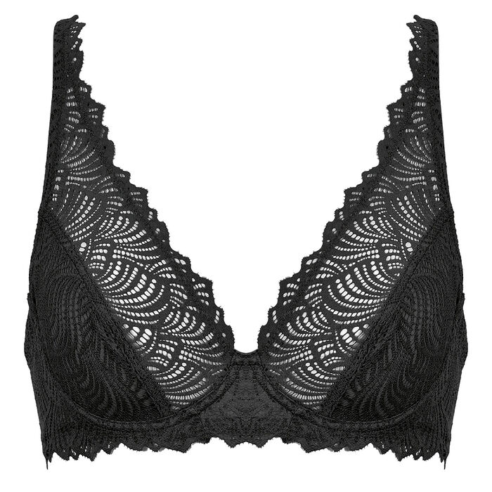 Naturana beugelbeha van elastische kant 