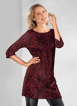 Gebreide tuniek in jacquarddessin 