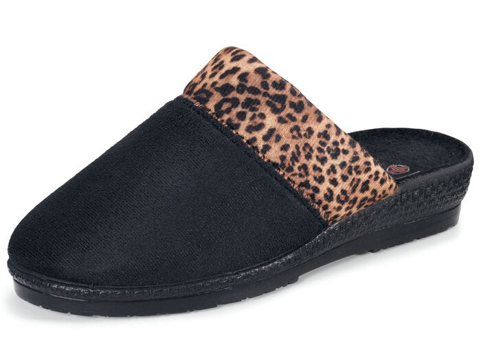 Slippers in een chique luipaarddessin 