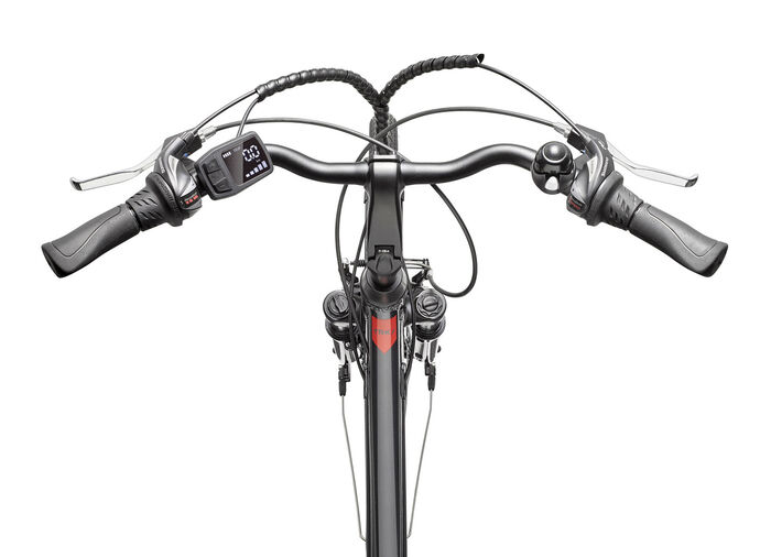 Telefunken XT485 elektrische trekkingfiets ANTHRAZIT