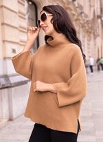 Trui met scheerwol en kasjmier 