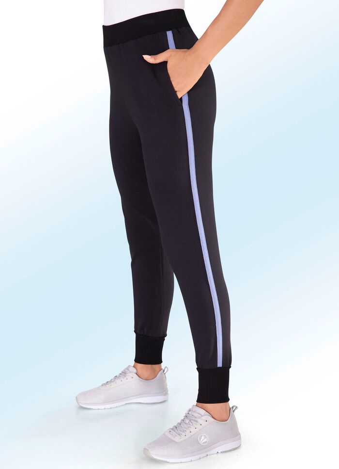 Vrijetijdsbroek &lsquo;Plantier&rsquo; in 3 kleuren MARINE-BLAUW