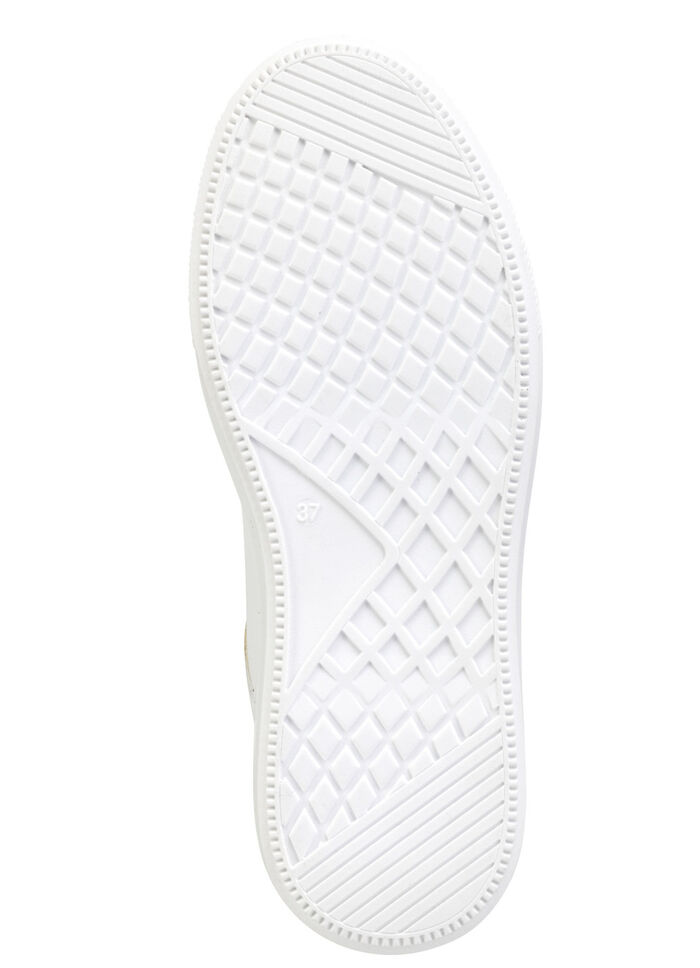 ELENA EDEN sneakers versierd met schattige hartjes WIT-BONTE