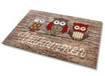 Deurmat met antislip gecoate achterkant 