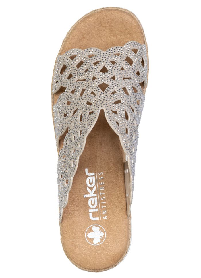 Rieker, chique damesmuiltjes met luchtige uitsparingen 