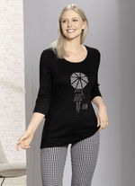 Mooi overhemd met uitgebreide applicatie 