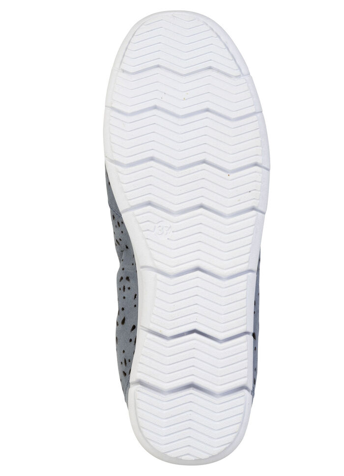 ELENA EDEN, zomerse damespantoffels, breedte G, met uitneembaar voetbed JEANS