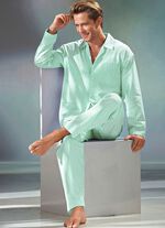 Pyjama, doorknoop, geweven 