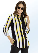 Lange blouse met omslagmouwen 