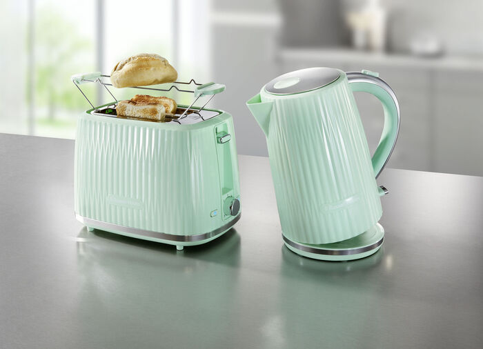 Russell Hobbs Eden ontbijtserie van hoogglans kunststof GROEN