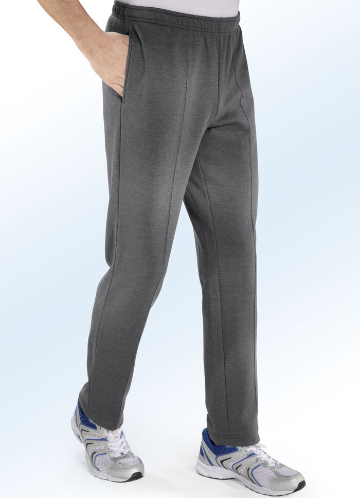 Vrijetijdsbroek in 4 kleuren DONKERGRIJS GEMÊLEERD