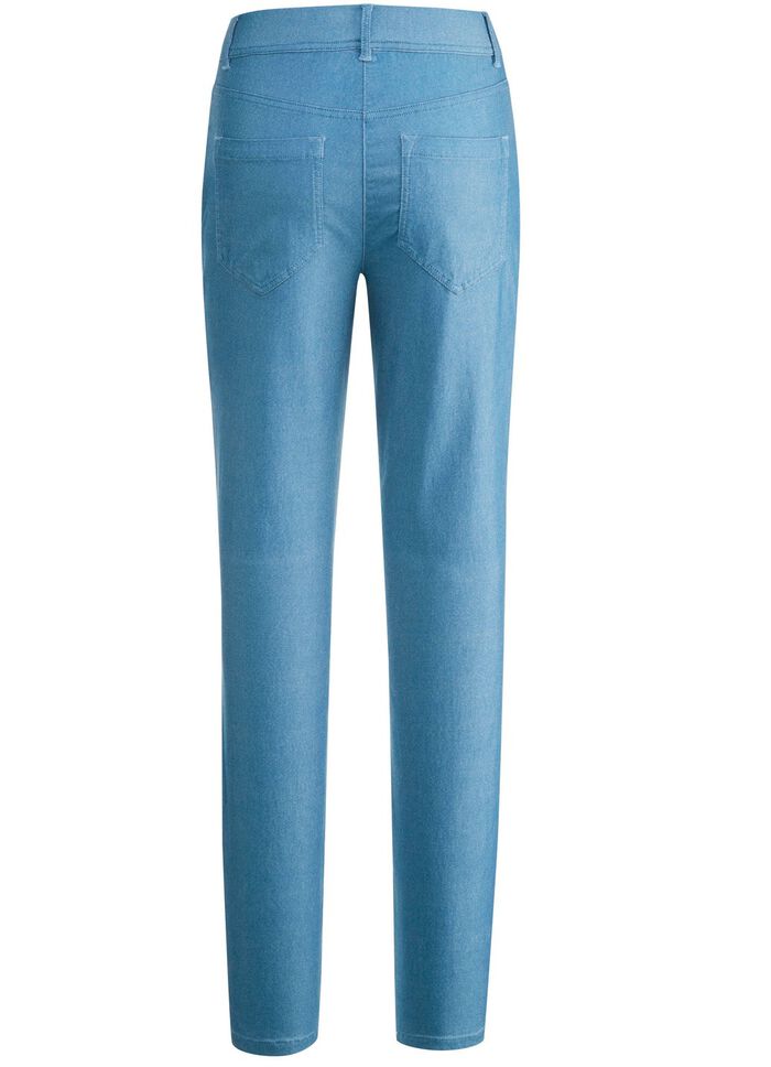 Broek in denimlook 