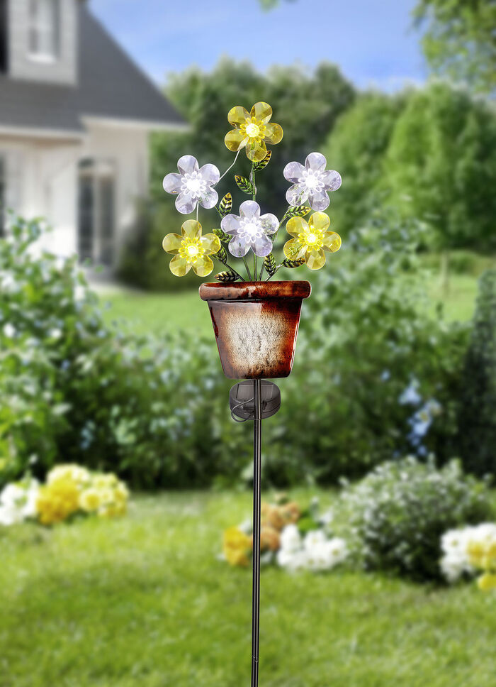 Bloemen op zonne-energie