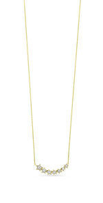 Sterrenketting met diamanten 