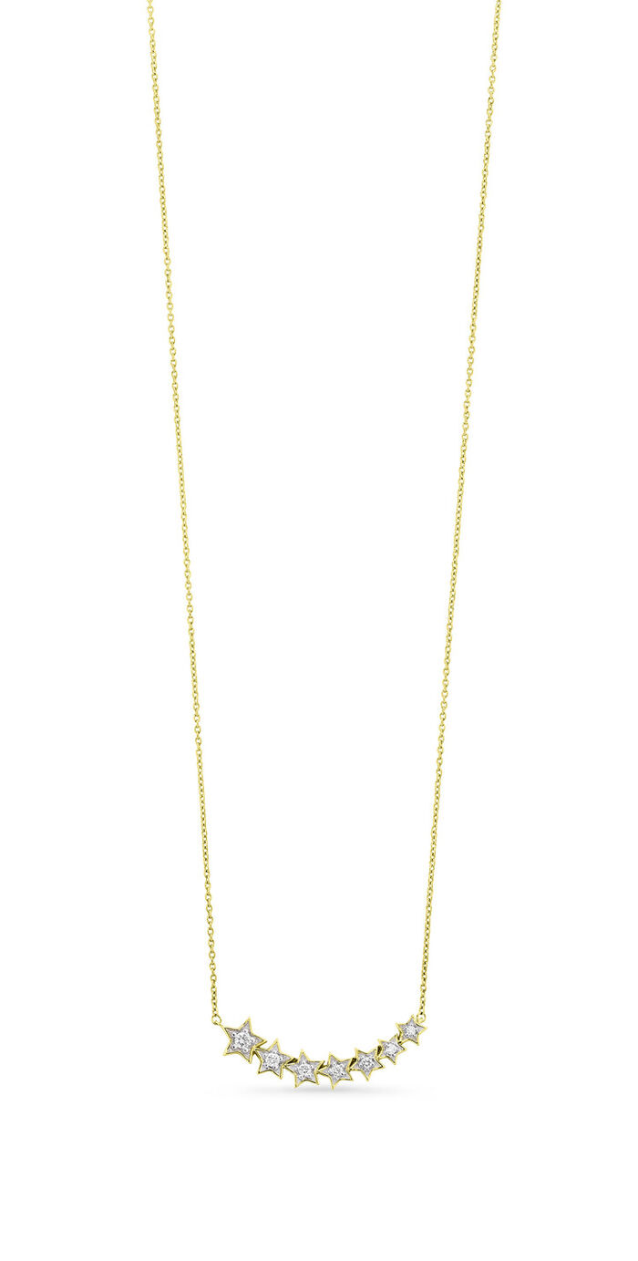 Sterrenketting met diamanten 
