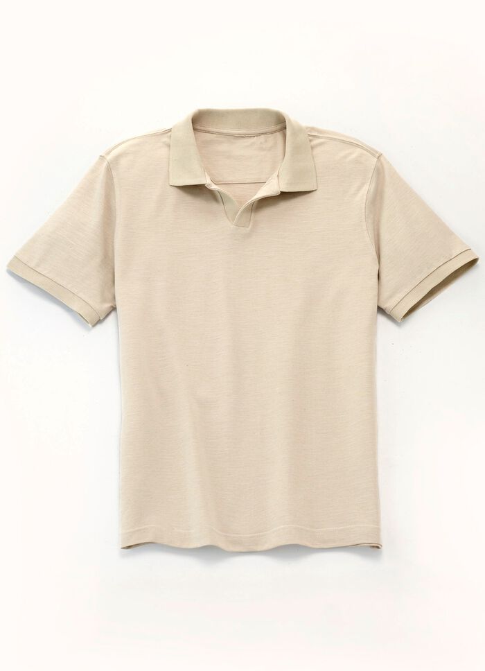Poloshirt in 3 kleuren BEIGE