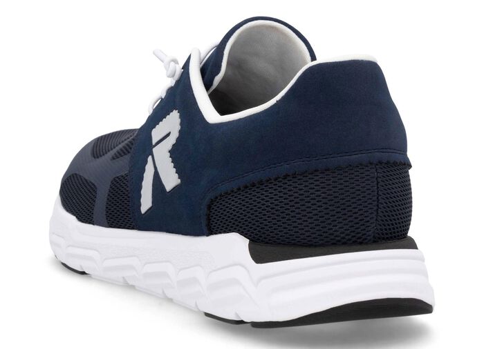 Rieker sneakers met elastische decoratieve vetersluiting DONKERBLAUW