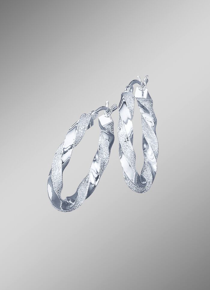 Oorringen, mat/glanzend 