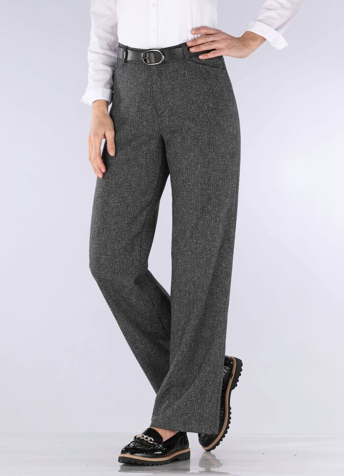 Broek in modieuze breedte 