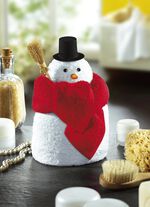 Set handdoeken sneeuwpop, 3-delig 