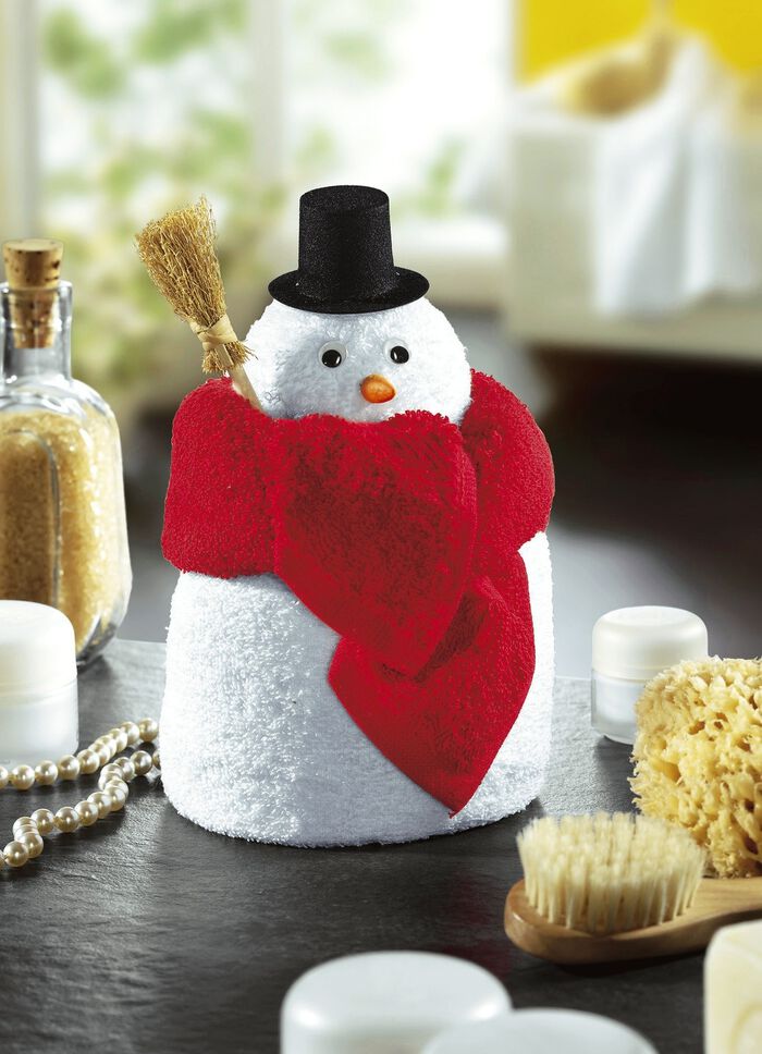 Set handdoeken sneeuwpop, 3-delig 