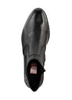 Rieker enkellaarsjes met elastische inzetstukken aan de zijkant ZWART