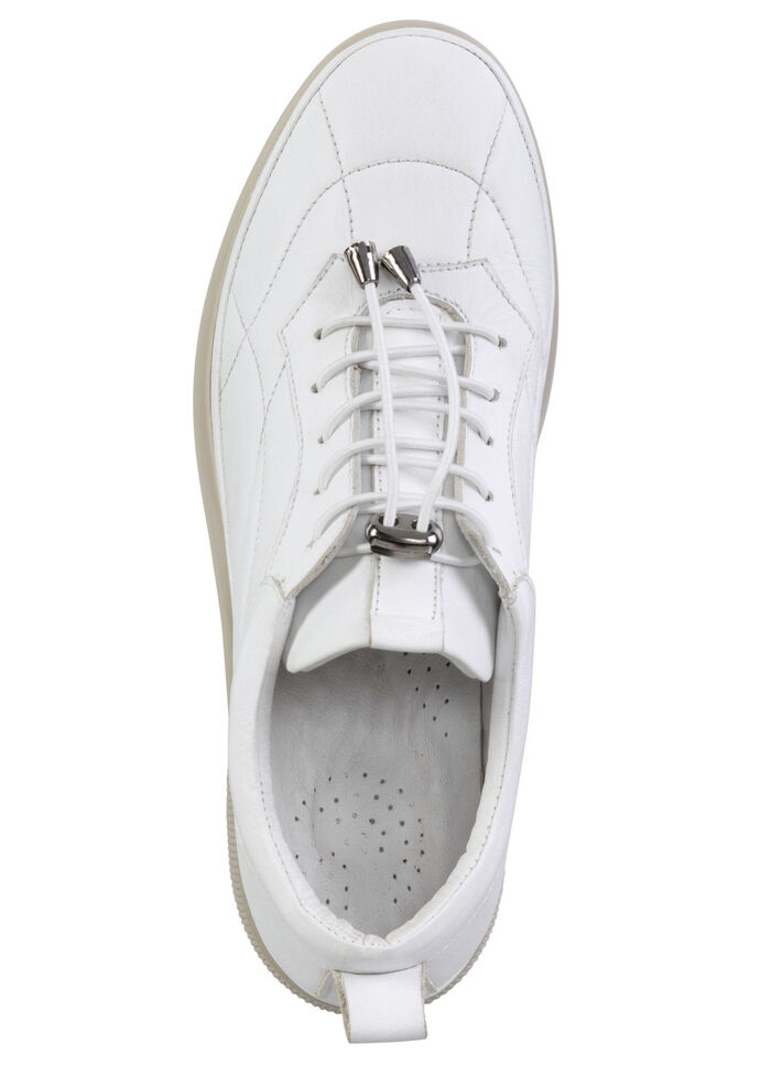 Gemini sneakers met decoratieve stiksels WIT