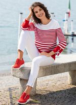 Trui met ringendessin 